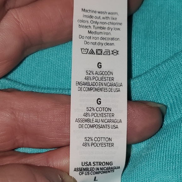 Bella Canvas MINT colored. Size Large - Picture 4 of 4